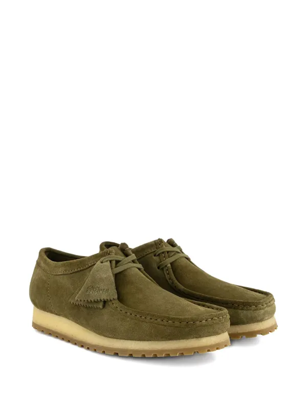 Clarks Originals Wallabee™ RB Suede lace-up Boots | Green | FARFETCH