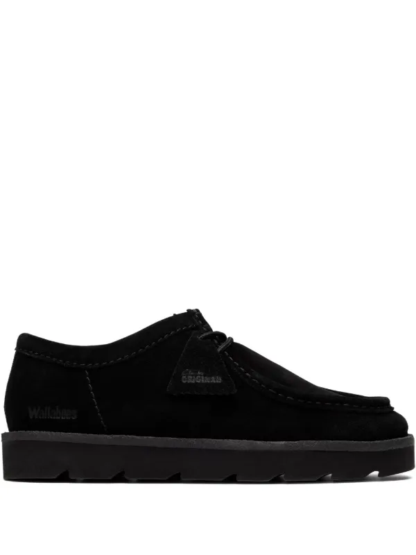 Clarks Originals Meare Walla lace-up Suede Boots | Black | FARFETCH