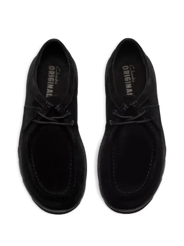 Clarks Originals Meare Walla lace-up Suede Boots | Black | FARFETCH