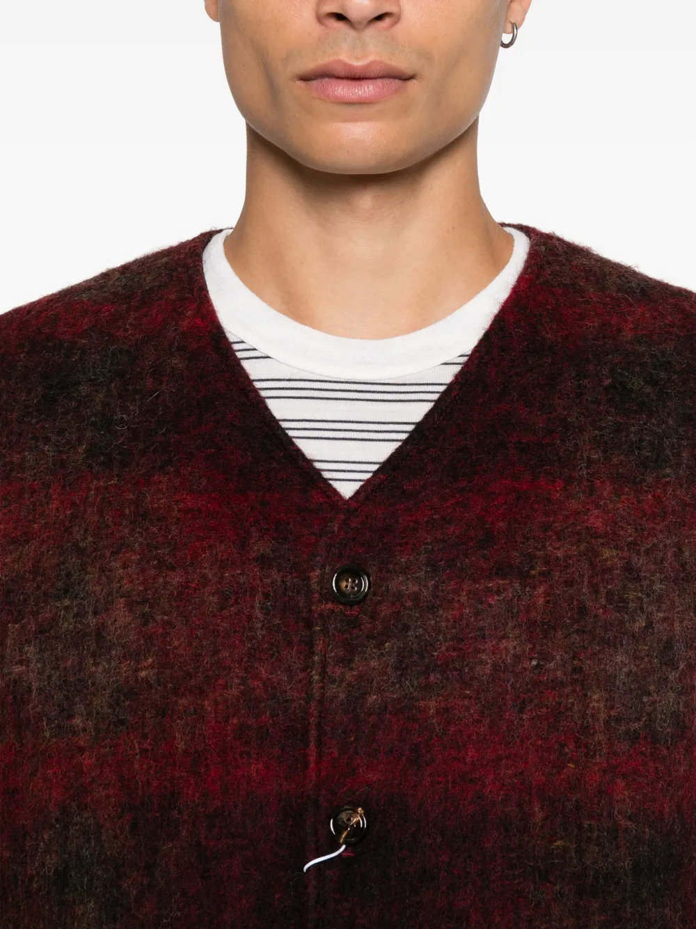 Tonywack Italian Fabric Blazer In Red