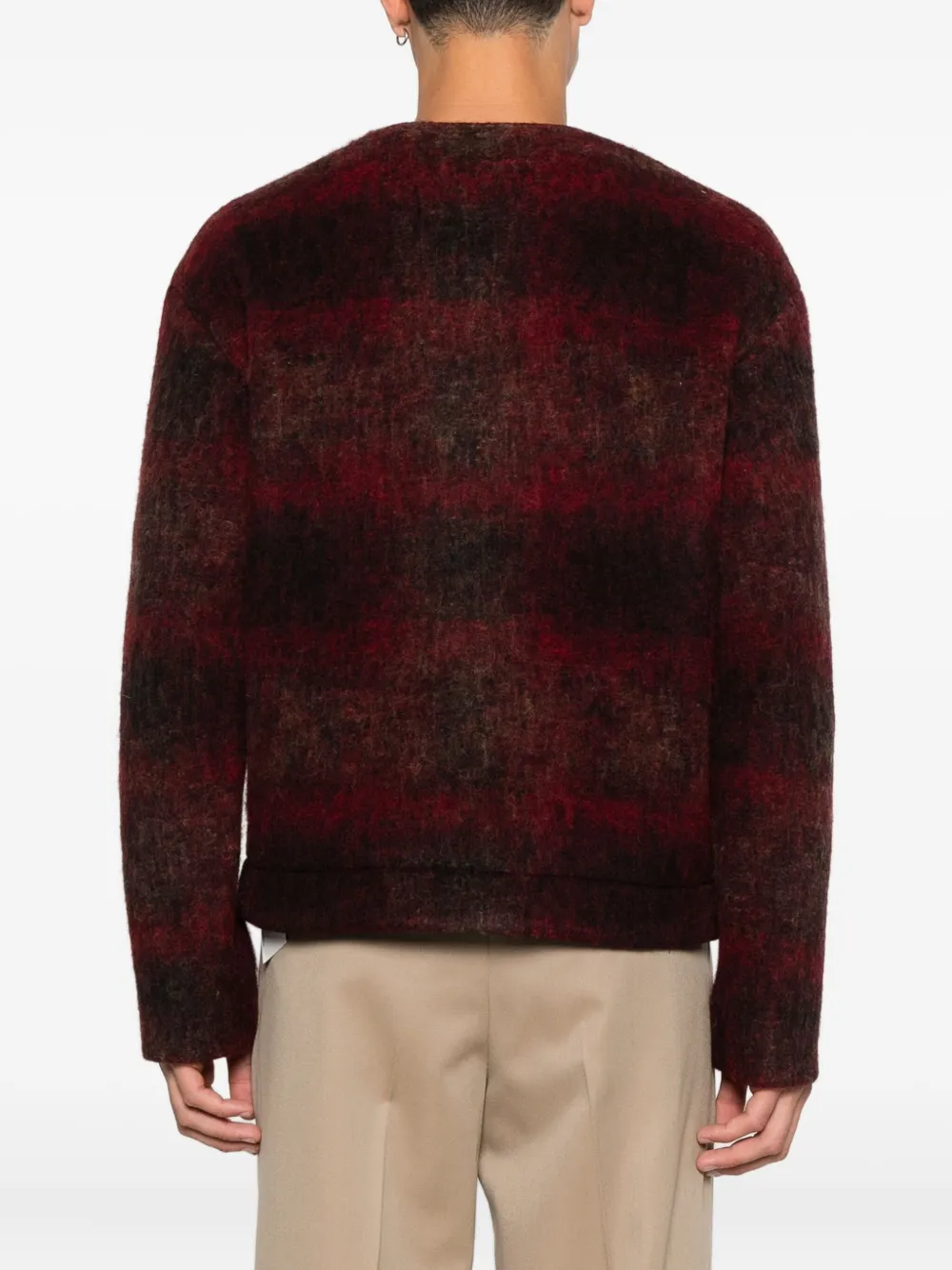 Tonywack Italian Fabric Blazer In Red