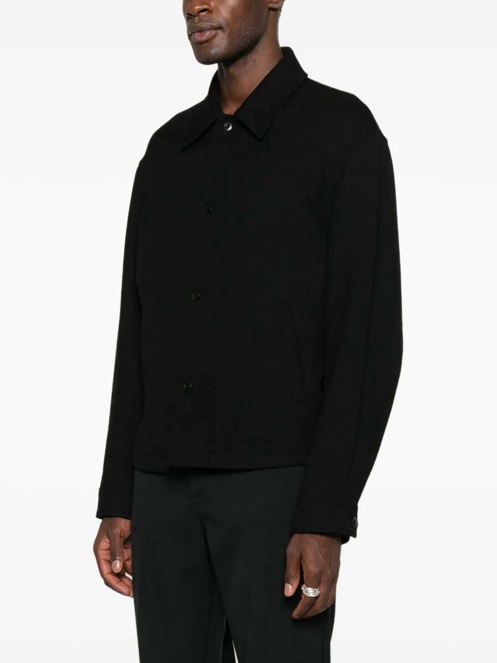 TONYWACK Button-up shirtjack Zwart