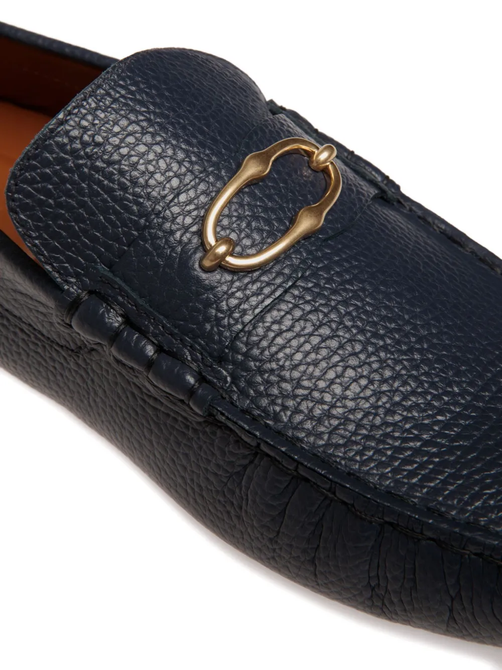 Bally Leren loafers Blauw