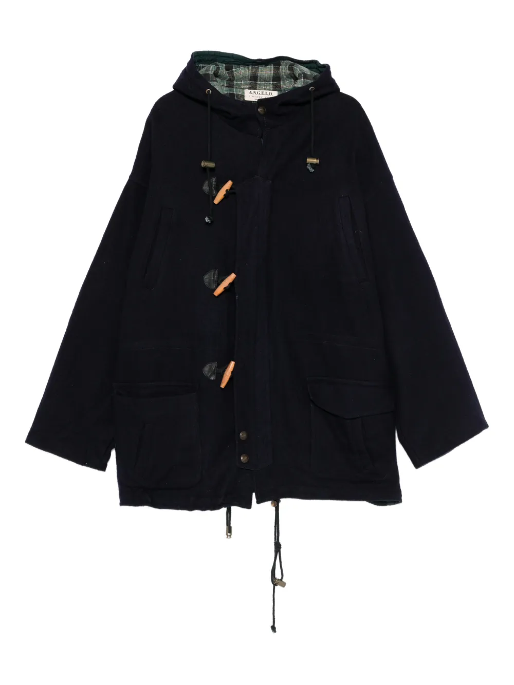 A.N.G.E.L.O. Vintage Cult 1980s トグル ウールコート - ブルー