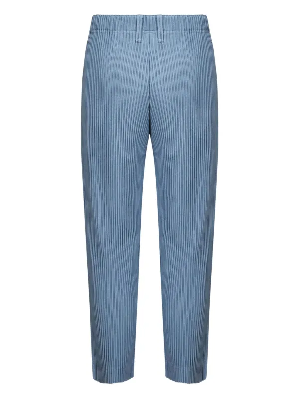 Homme Plissé Issey Miyake プリーツ パンツ | ブルー | FARFETCH JP