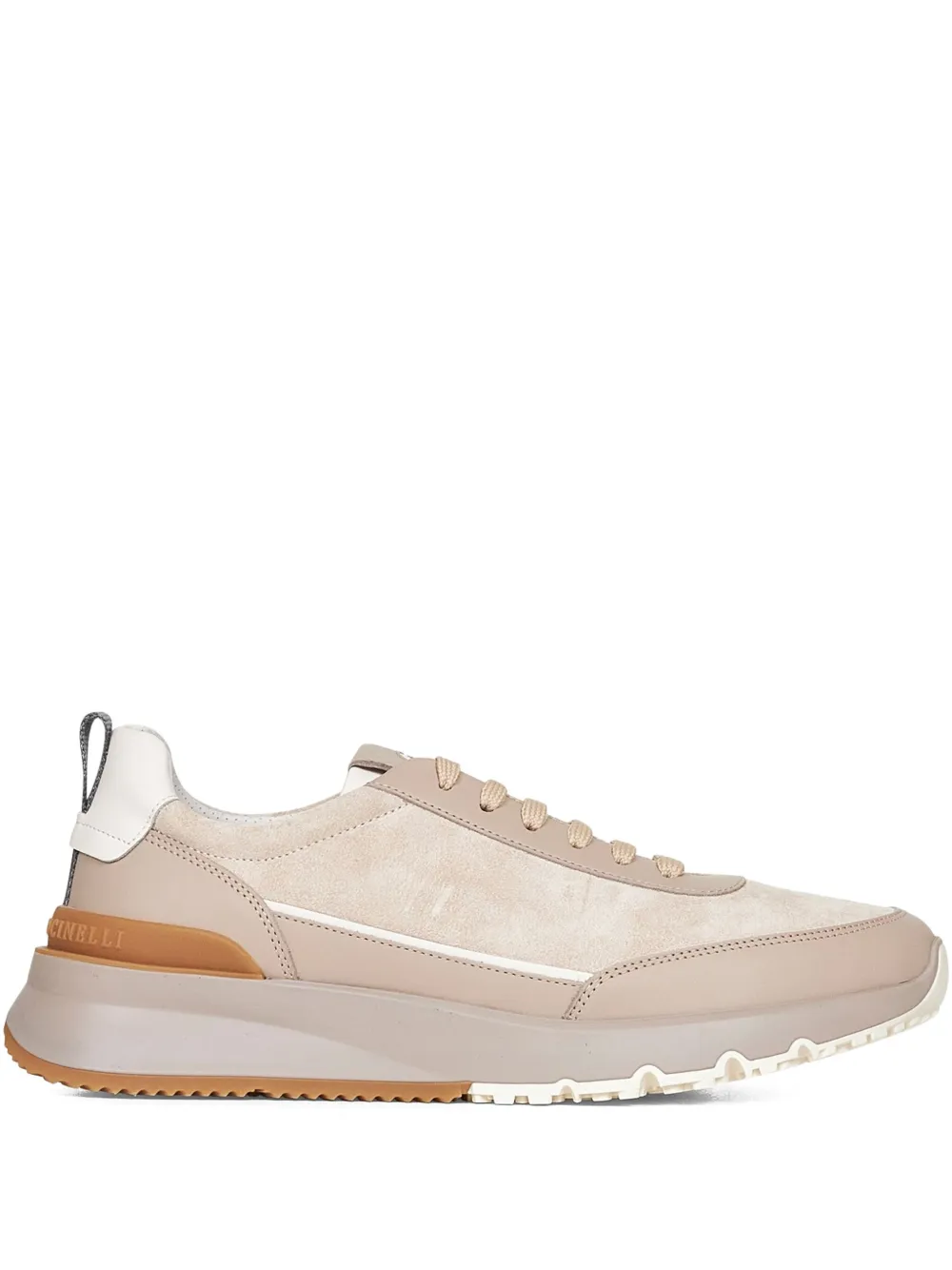 Brunello Cucinelli tenis con agujetas con puntera redonda | neutro | Image 1