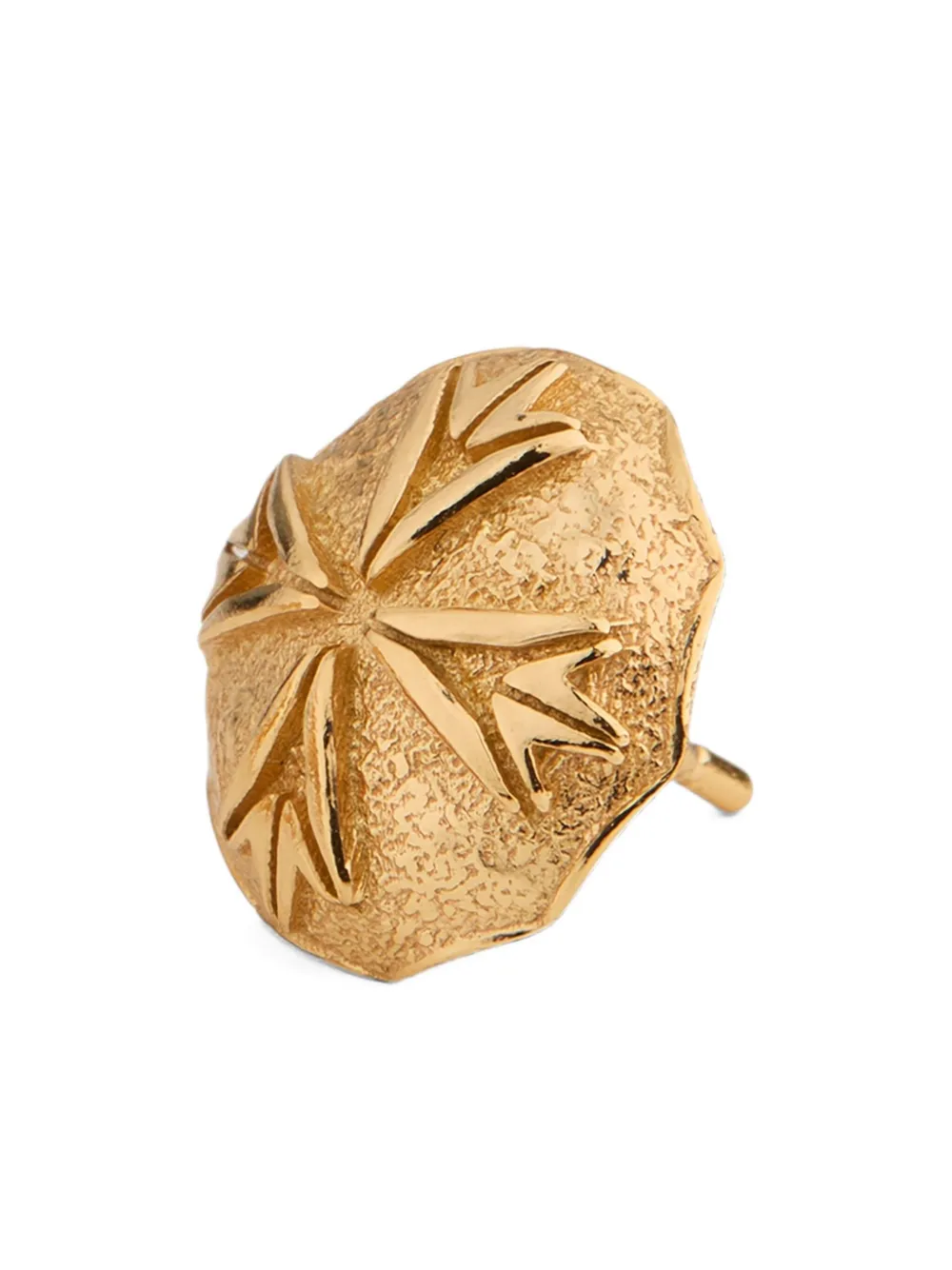  Emanuele Bicocchi Logo Scudo Earring - Gold 