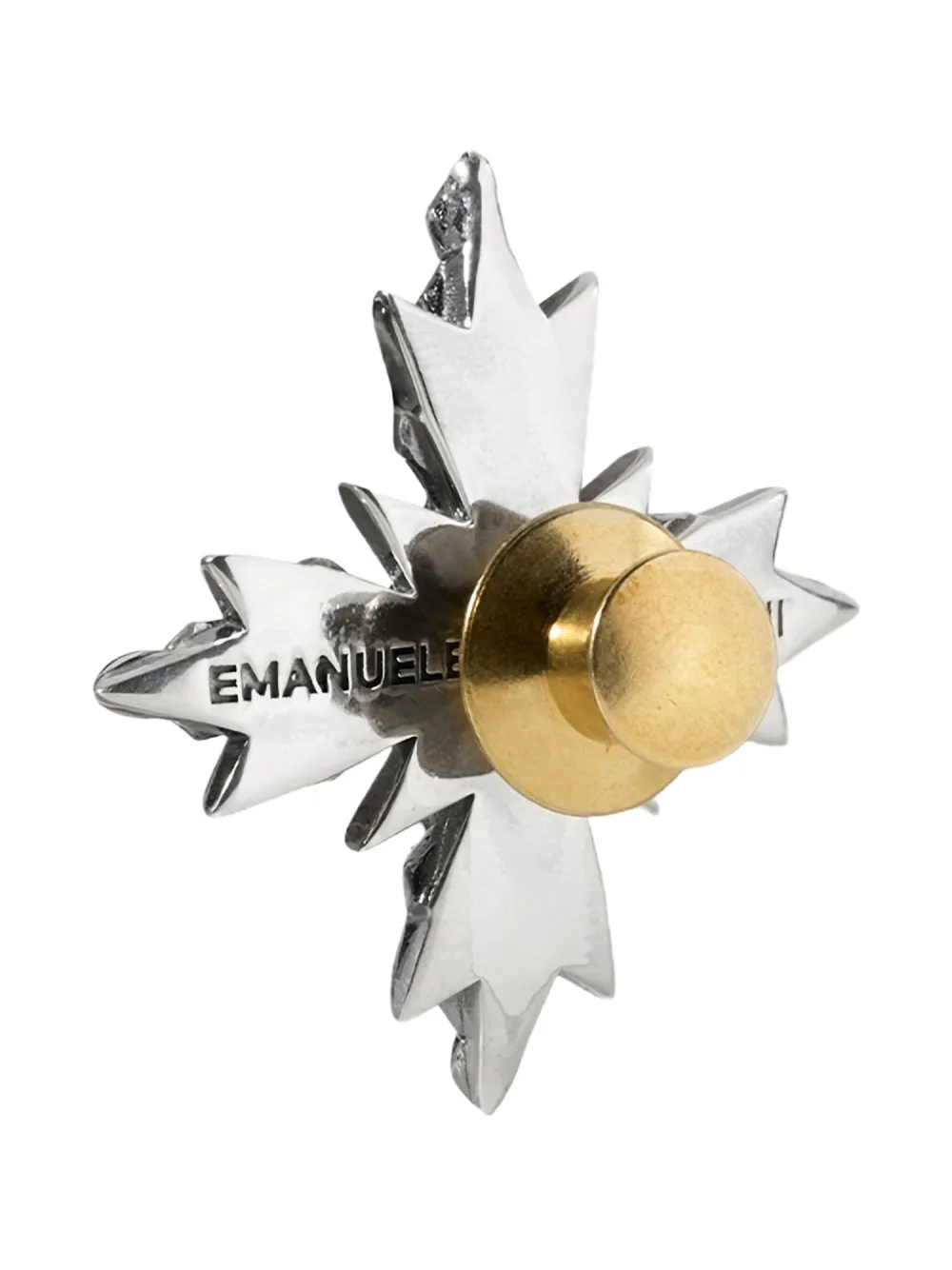 Emanuele Bicocchi Stella Ventis Star-motif Brooch In Metallic