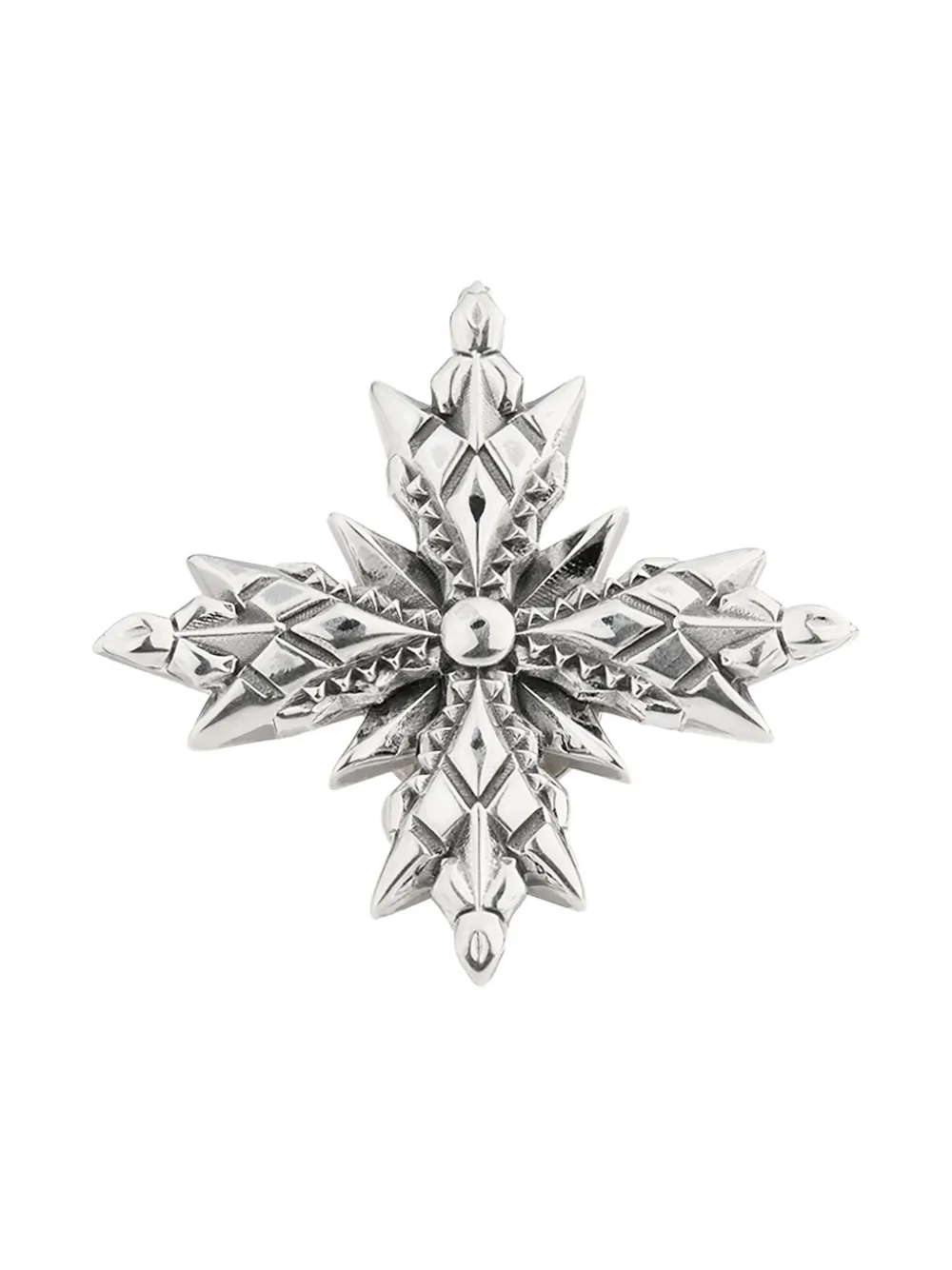 Emanuele Bicocchi Stella Ventis Star-motif Brooch In Metallic