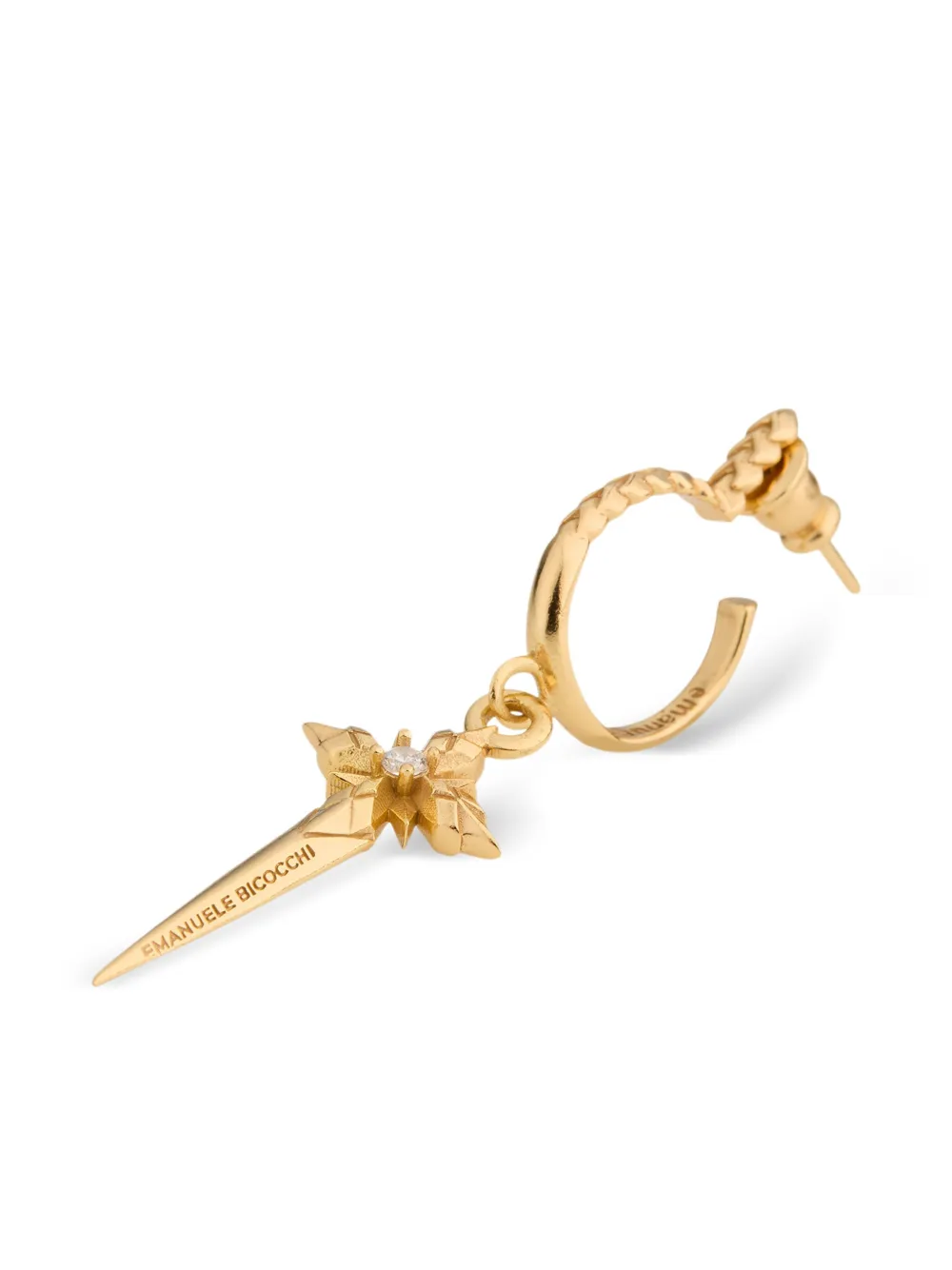 Emanuele Bicocchi Stella Ventis Dagger Earring In Gold