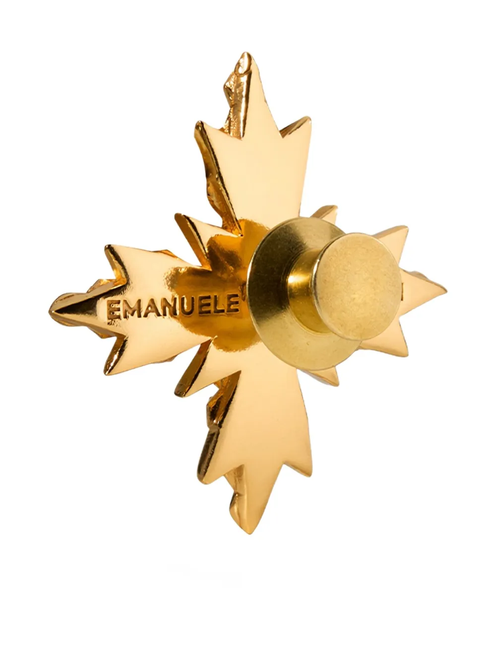 Emanuele Bicocchi Stella Ventis Star-motif Brooch In Gold