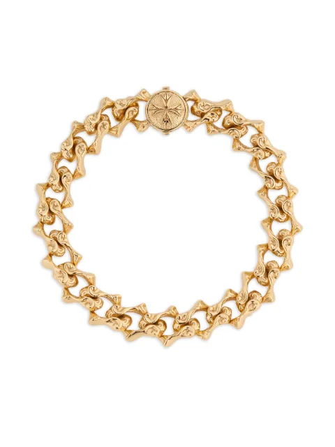 Emanuele Bicocchi Sharp chain logo bracelet