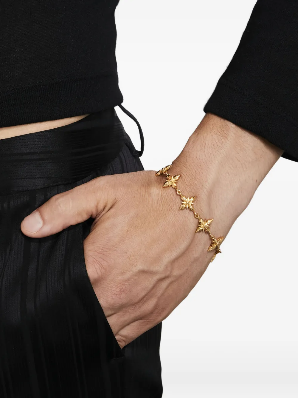 Emanuele Bicocchi Stella Ventis Charm Bracelet In Gold