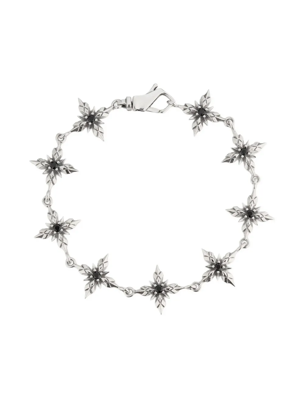 Emanuele Bicocchi Stella Ventis Embellished Bracelet In Silver