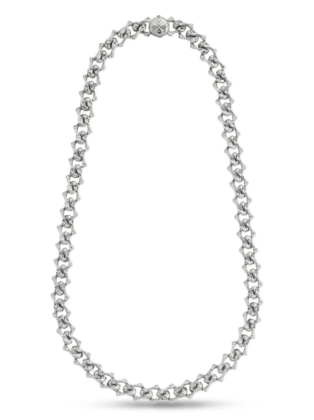 Emanuele Bicocchi sharp-chain logo-detail necklace | Silver | Image 1