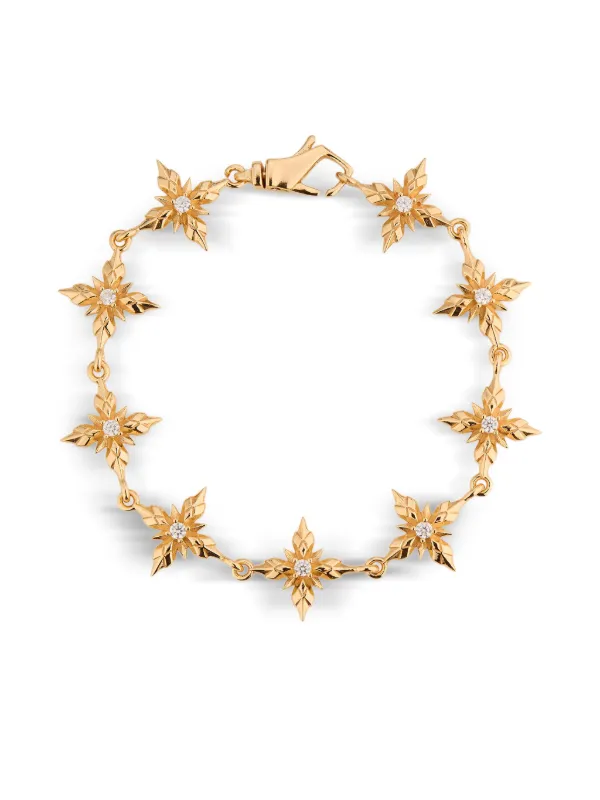 Emanuele Bicocchi Stella Ventis Embellished Bracelet | Gold | FARFETCH