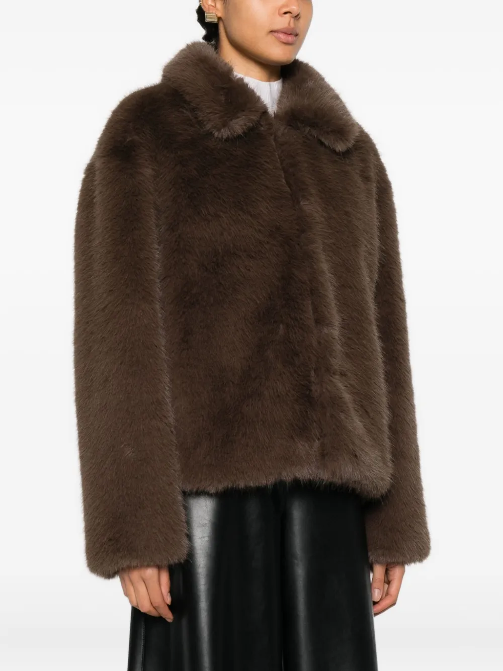 Tonywack Faux-fur Jacket In Multi