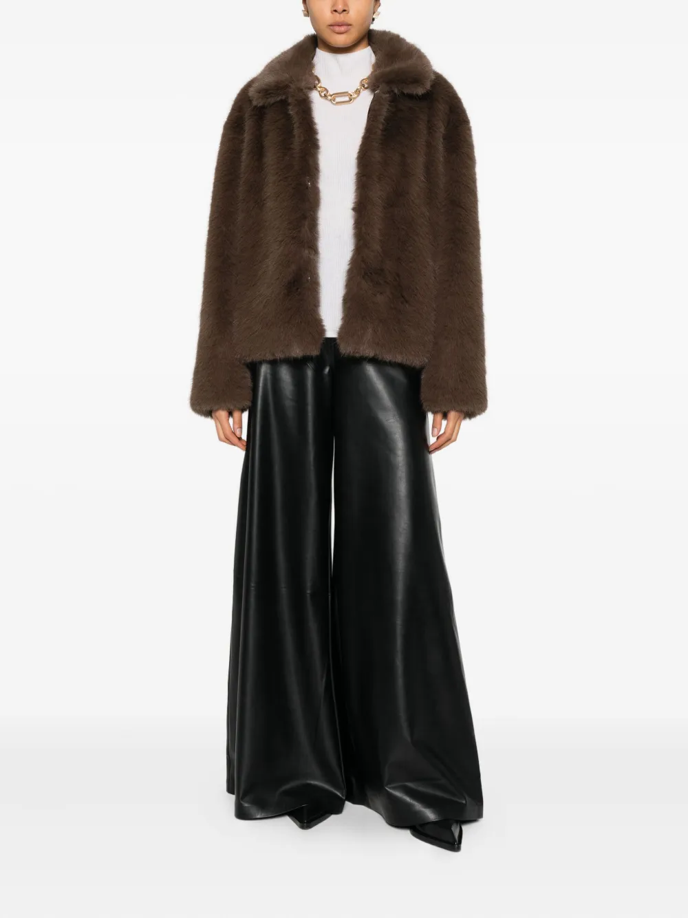 Tonywack Faux-fur Jacket In Multi