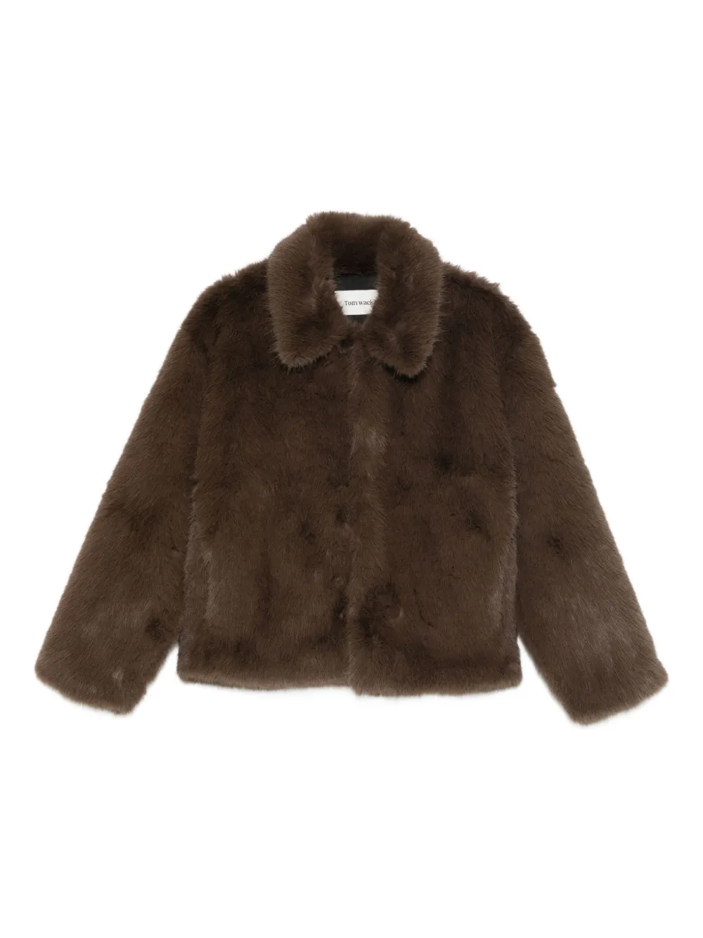 TONYWACK chamarra con pelo artificial | marrón | Image 1