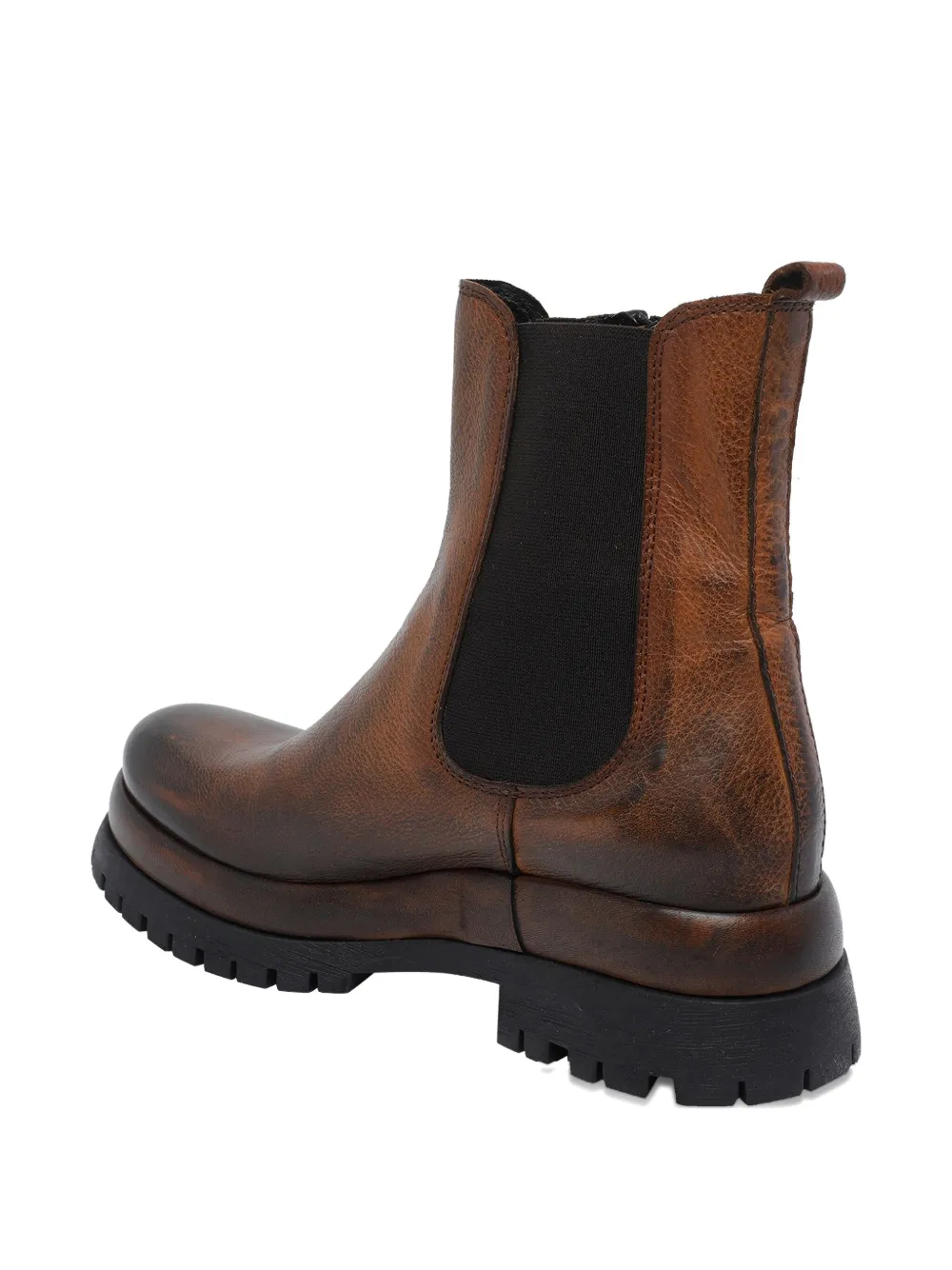 Pawelk's Round-toe Zip Boots In Multi