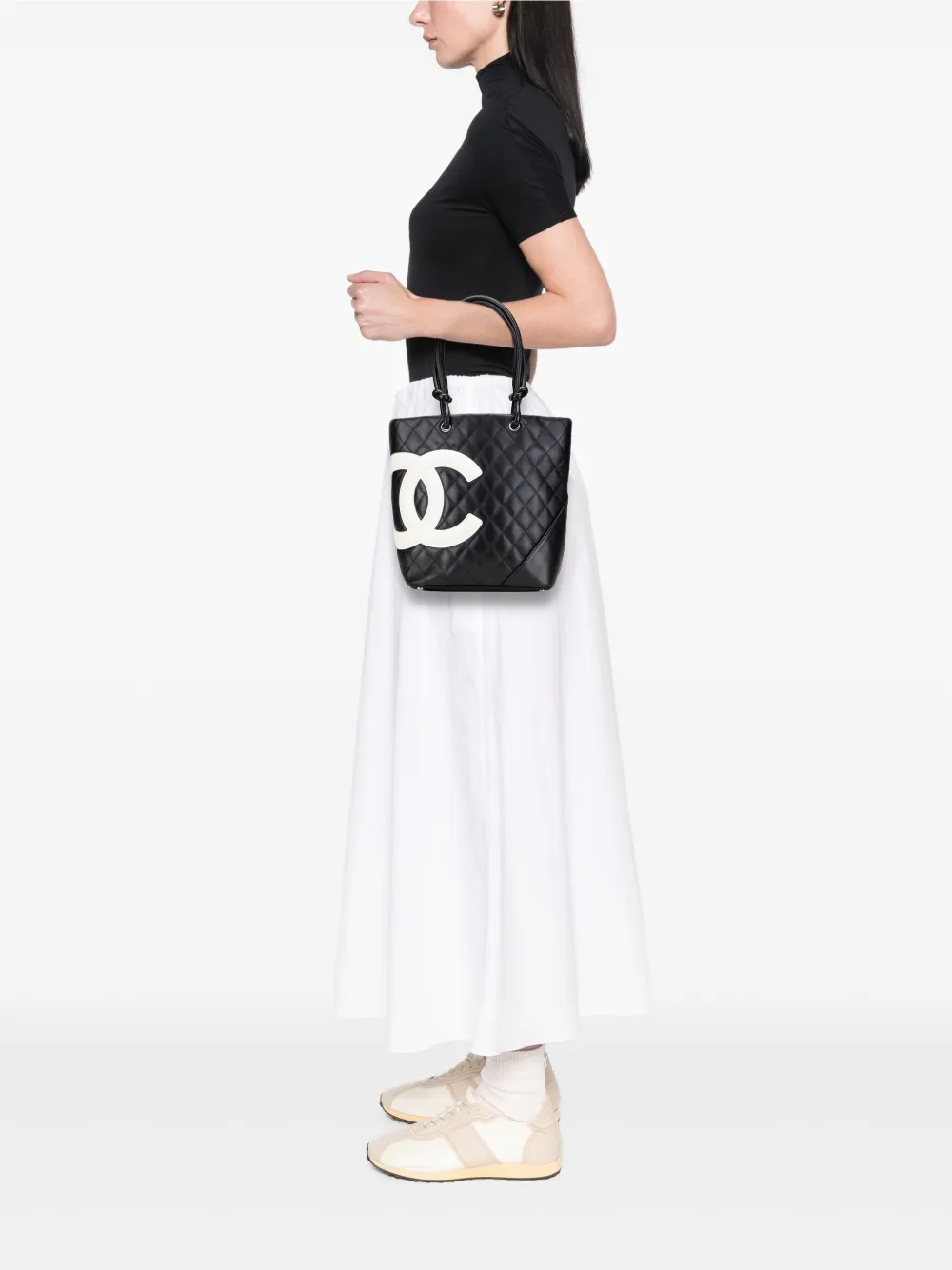 CHANEL Pre-Owned 2004-2005 Medium Lambskin Cambon Ligne tote bag | Pre-Owned | Image 2