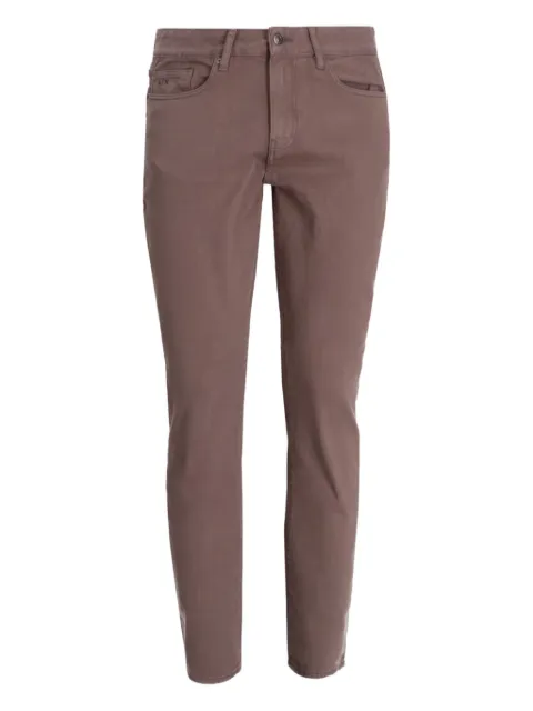 Armani Exchange logo-patch jeans