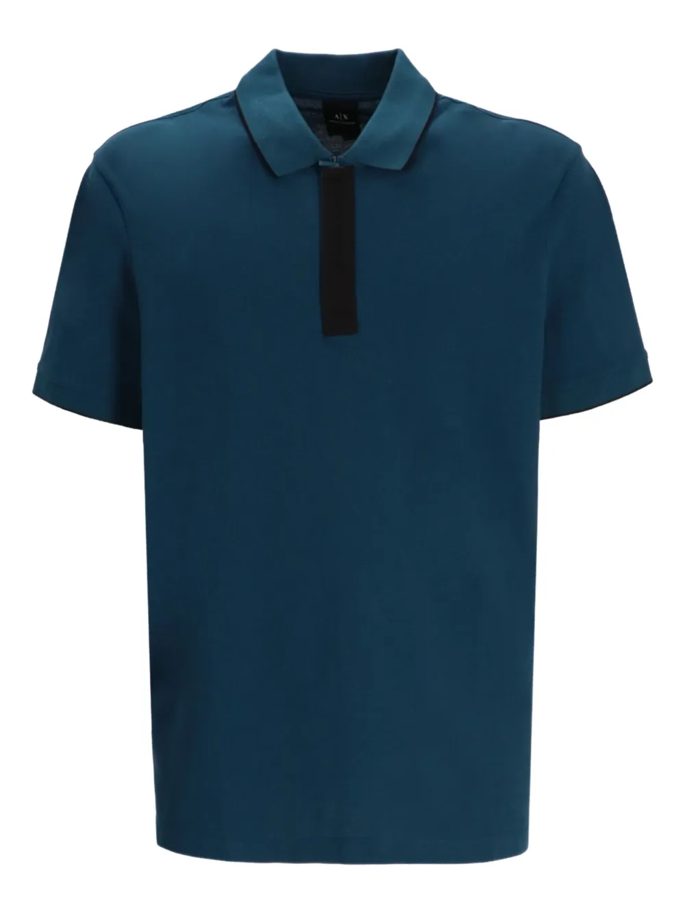 Armani Exchange Placket Polo Shirt In Blue
