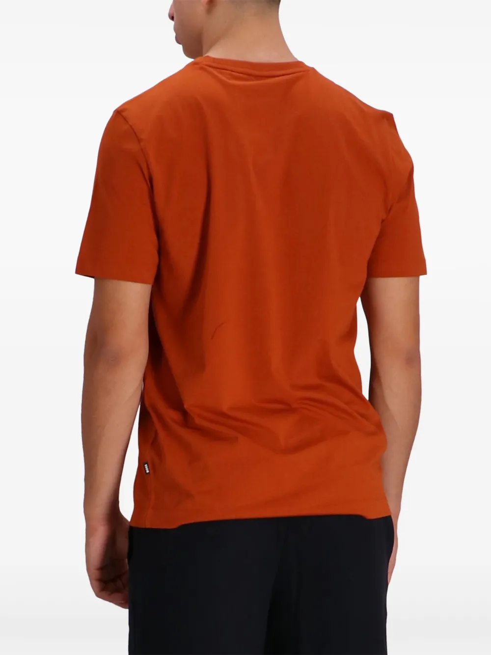 BOSS T-shirt met logo Oranje
