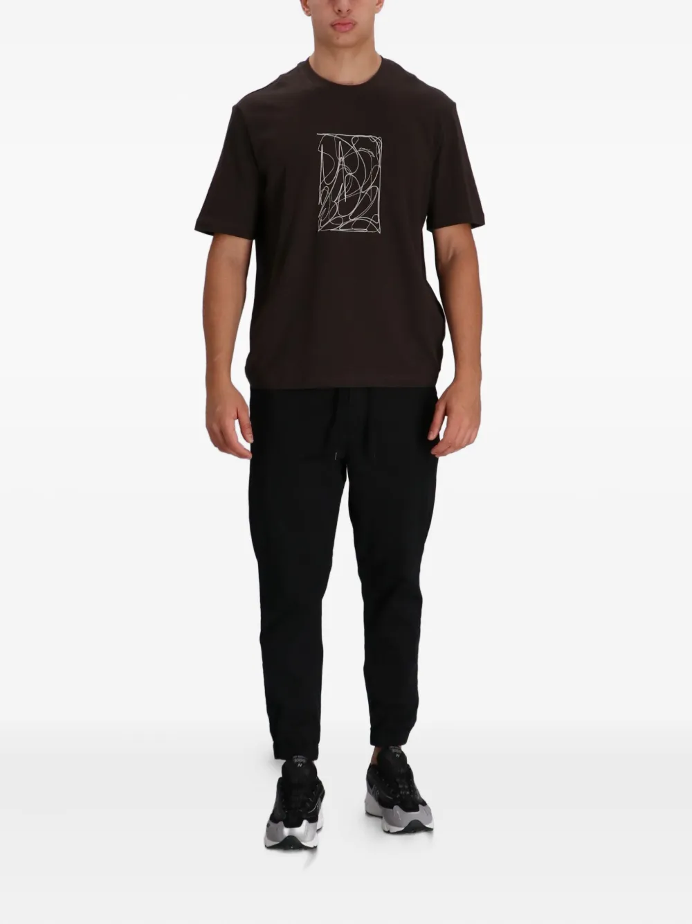 Armani Exchange playera con motivo gráfico | Playeras | Image 2