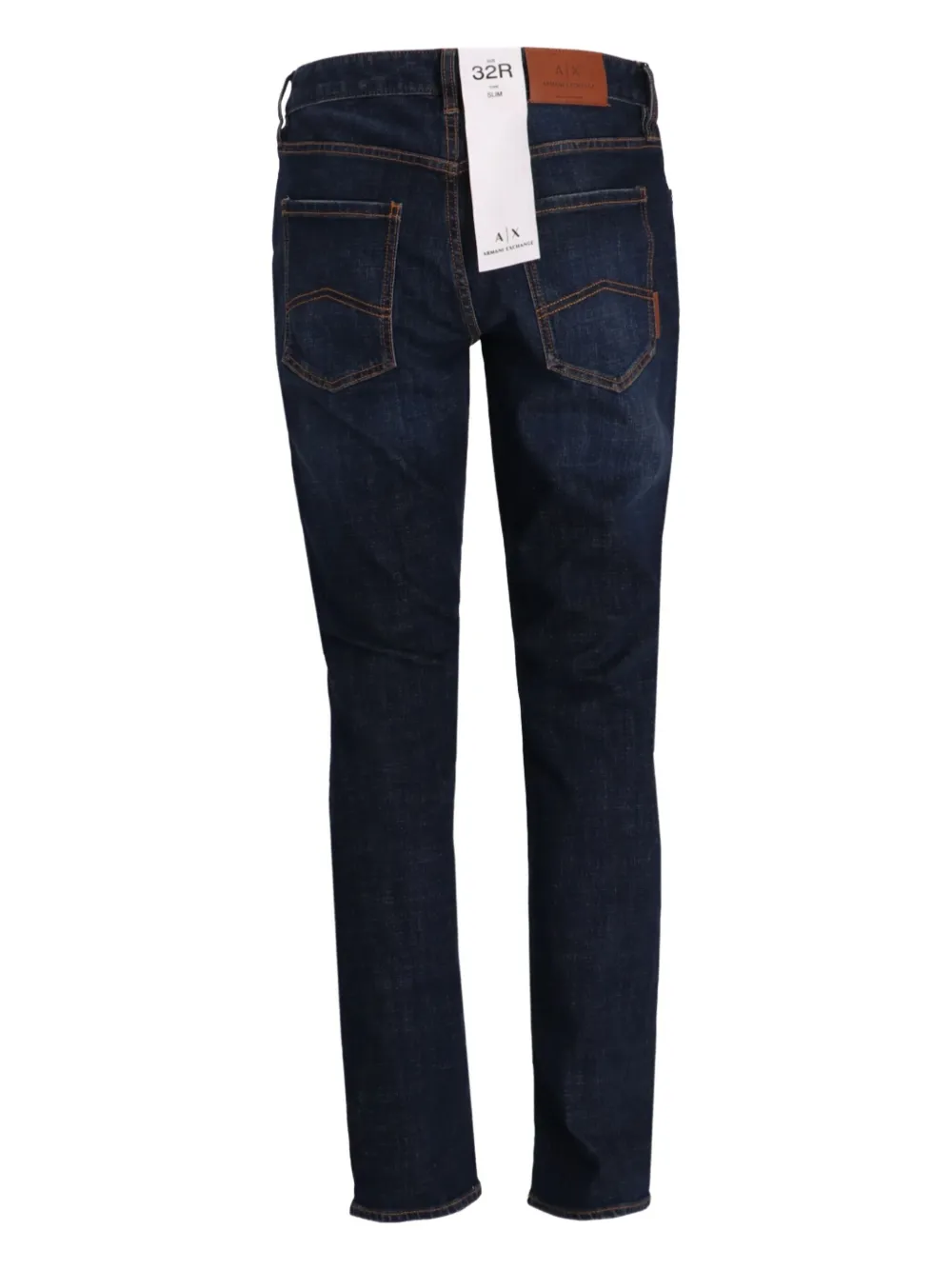 Armani Exchange Jeans met logopatch - Blauw