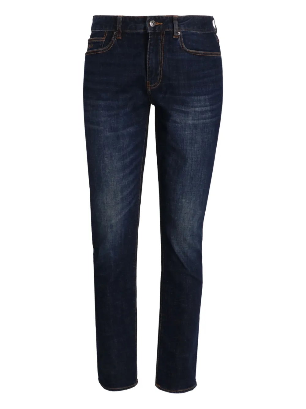Armani Exchange Jeans con applicazione logo - Blu