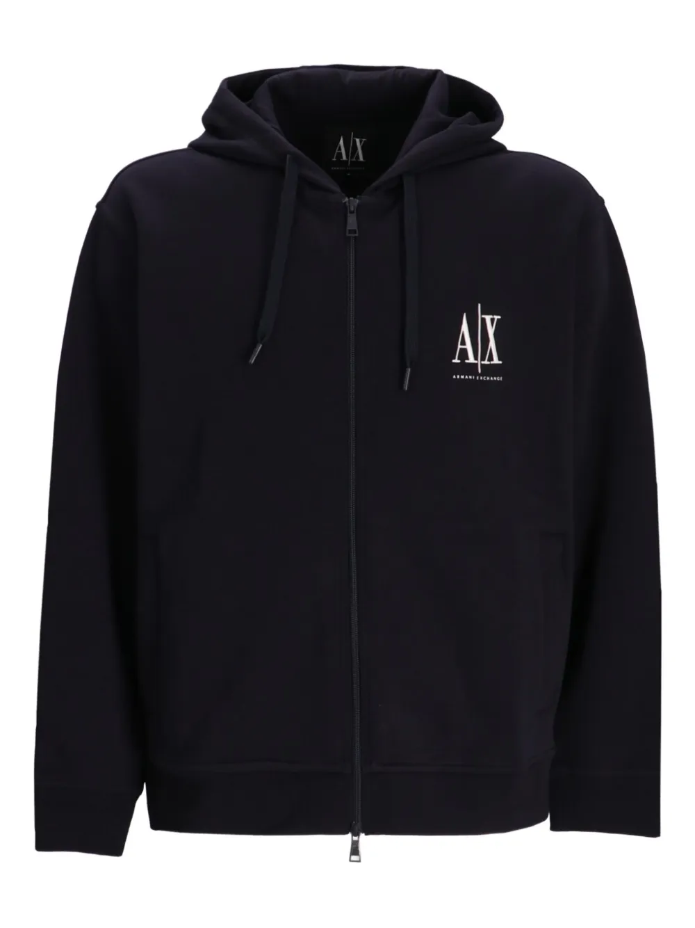 Armani Exchange Felpa con cappuccio e zip - Nero