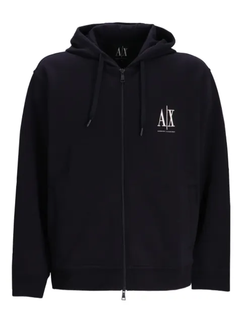 Armani Exchange hoodie con cierre