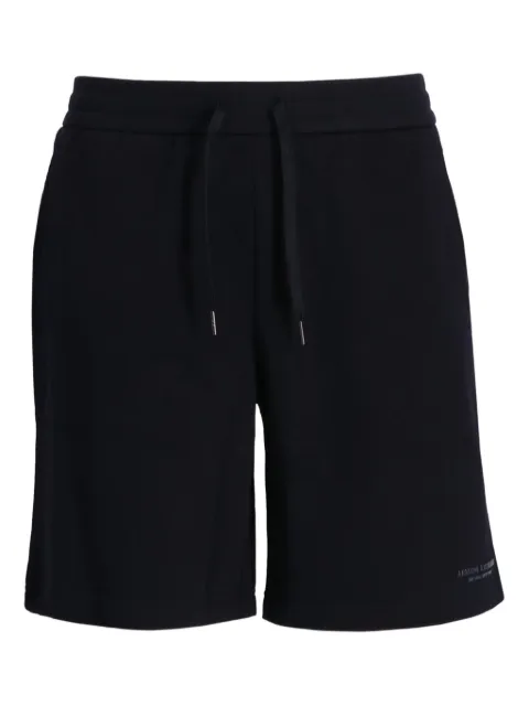 Armani Exchange shorts con cordones en la pretina