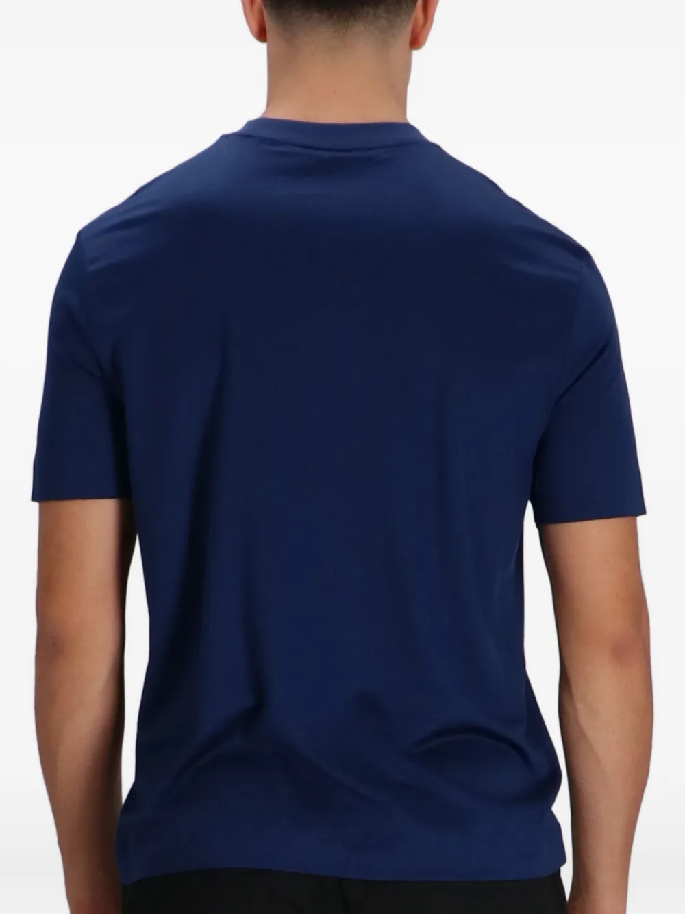 Emporio Armani T-shirt met opgestikte zak Blauw