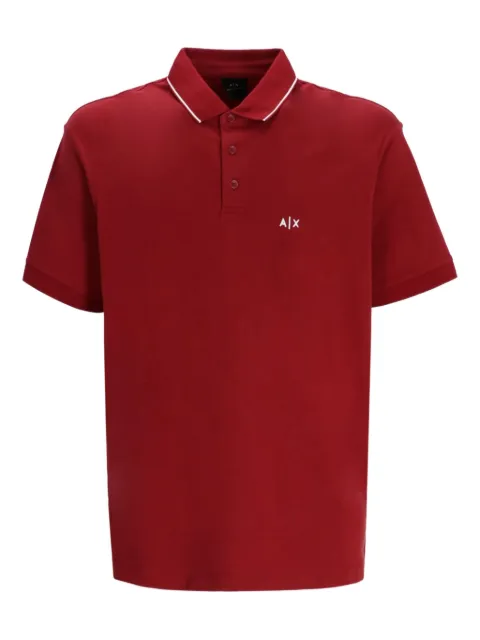 Armani Exchange playera tipo polo con logo
