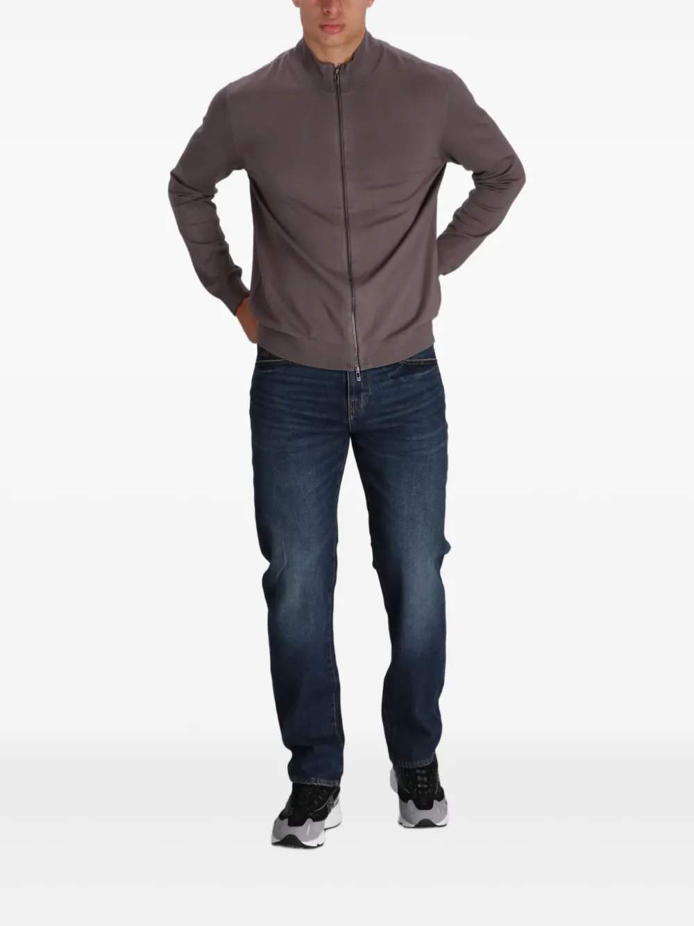 Armani Exchange Jeans met logopatch - Blauw