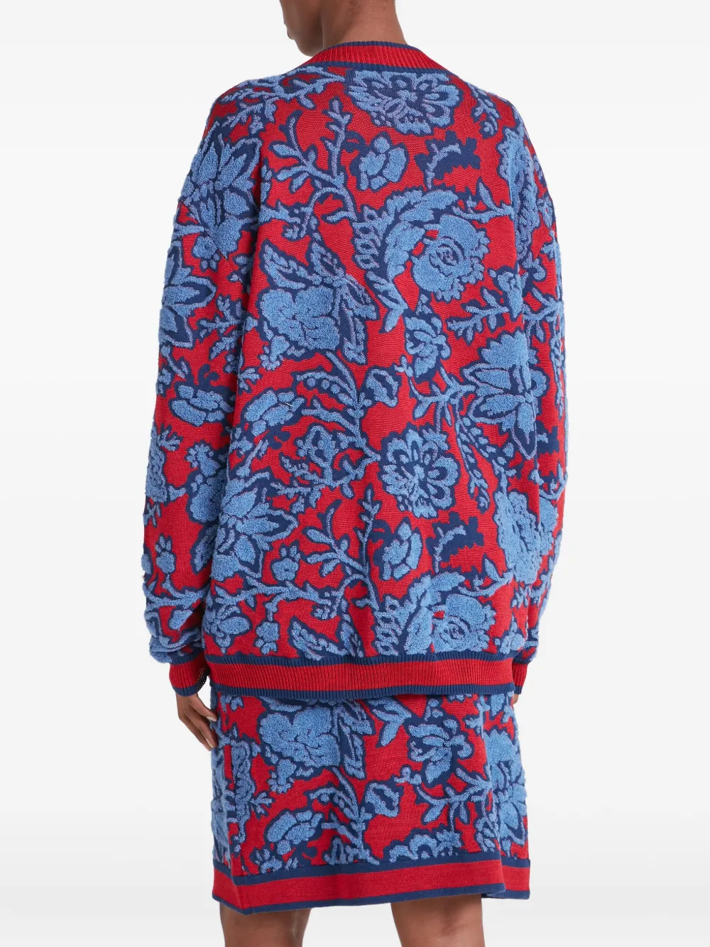 Temperley London Francis Cardigan Mit Blumenmuster In Multi