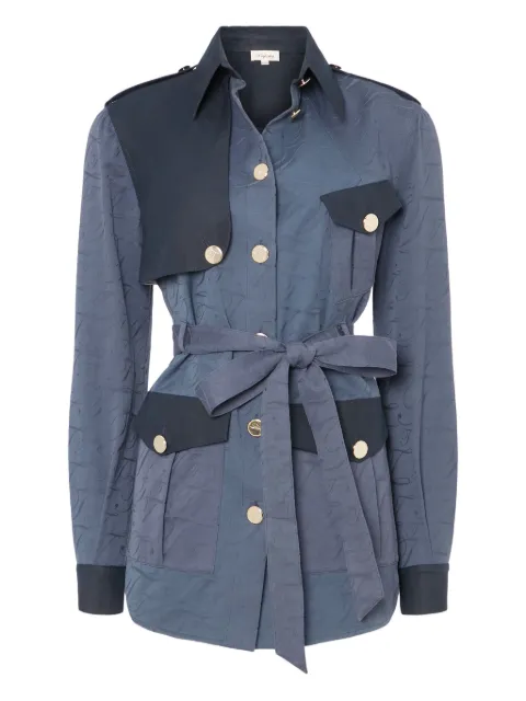 Temperley London Victory buttoned belted jacket