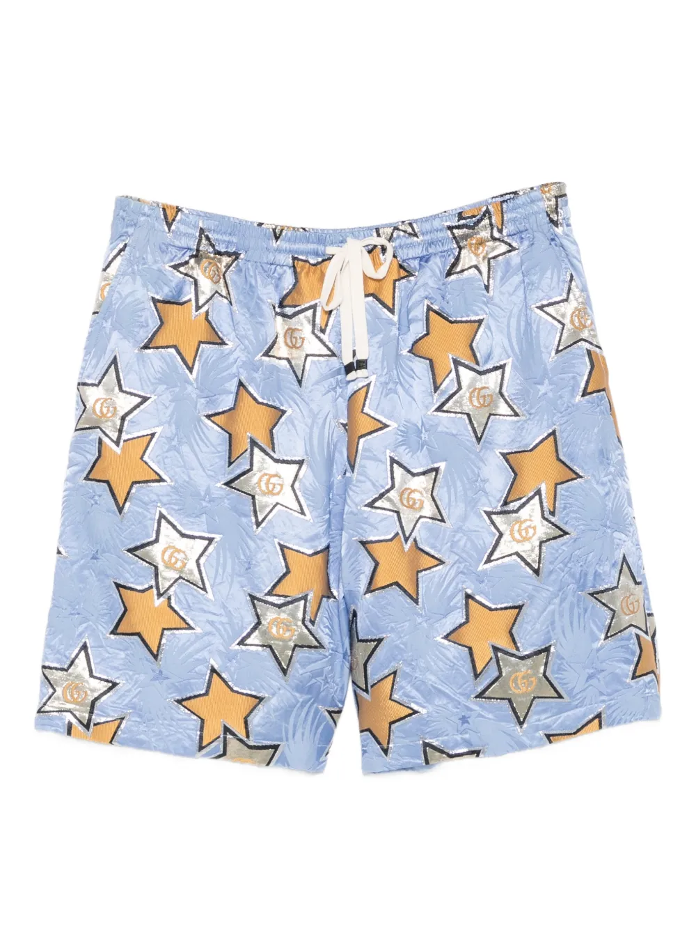 Gucci Pre-Owned 2020s star-pattern bermuda | Blue | Image 1