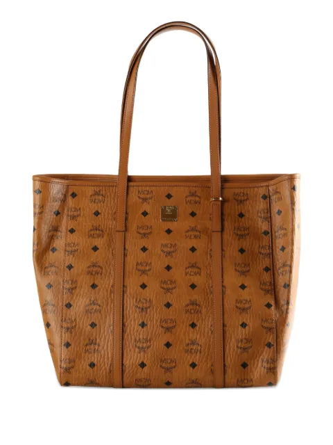 MCM logo-print tote bag