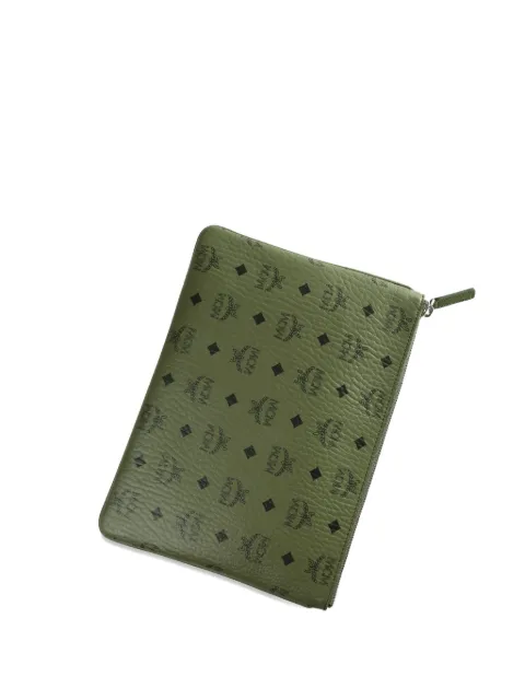 MCM logo-pattern wallet