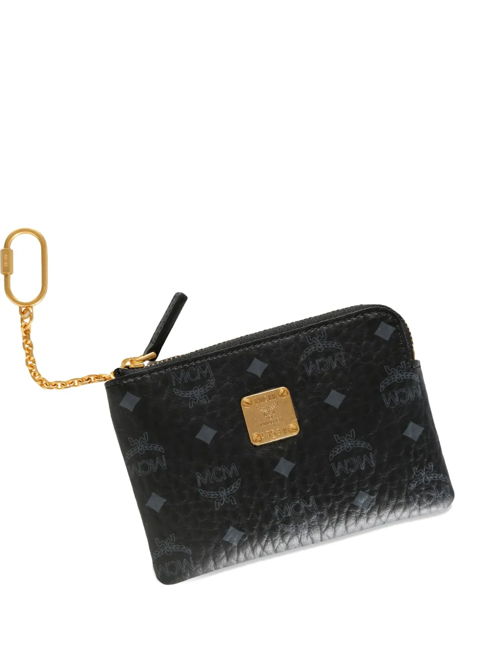 MCM porte-cartes Aren Visetos à motif monogrammé | noir | Image 1