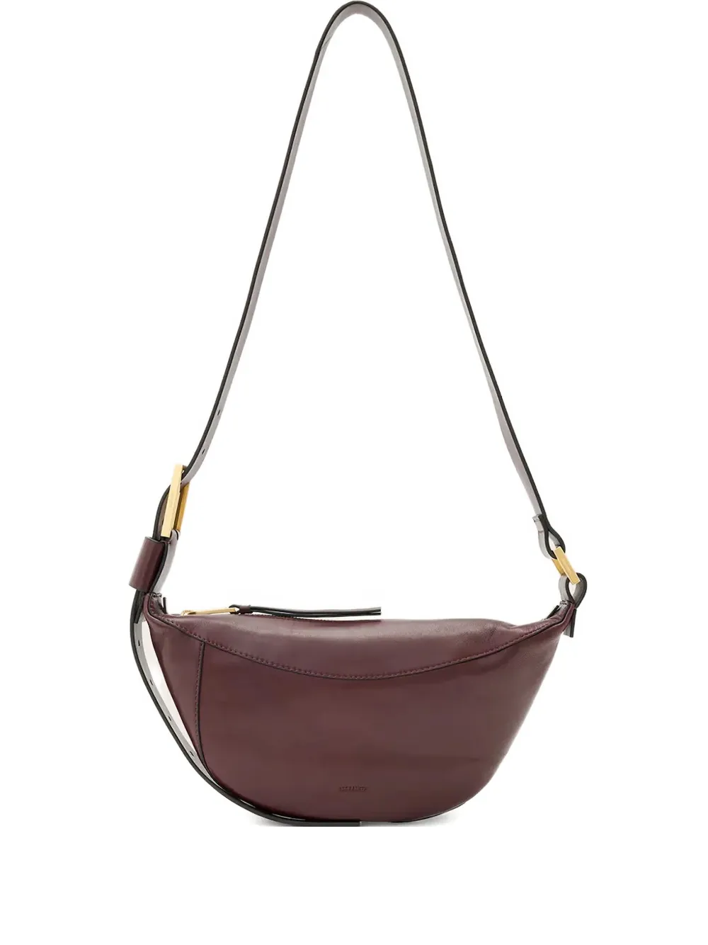 AllSaints Luna Slouchy レザーショルダーバッグ - レッド AllSaints Luna Slouchy レザーショルダーバッグ - レッド