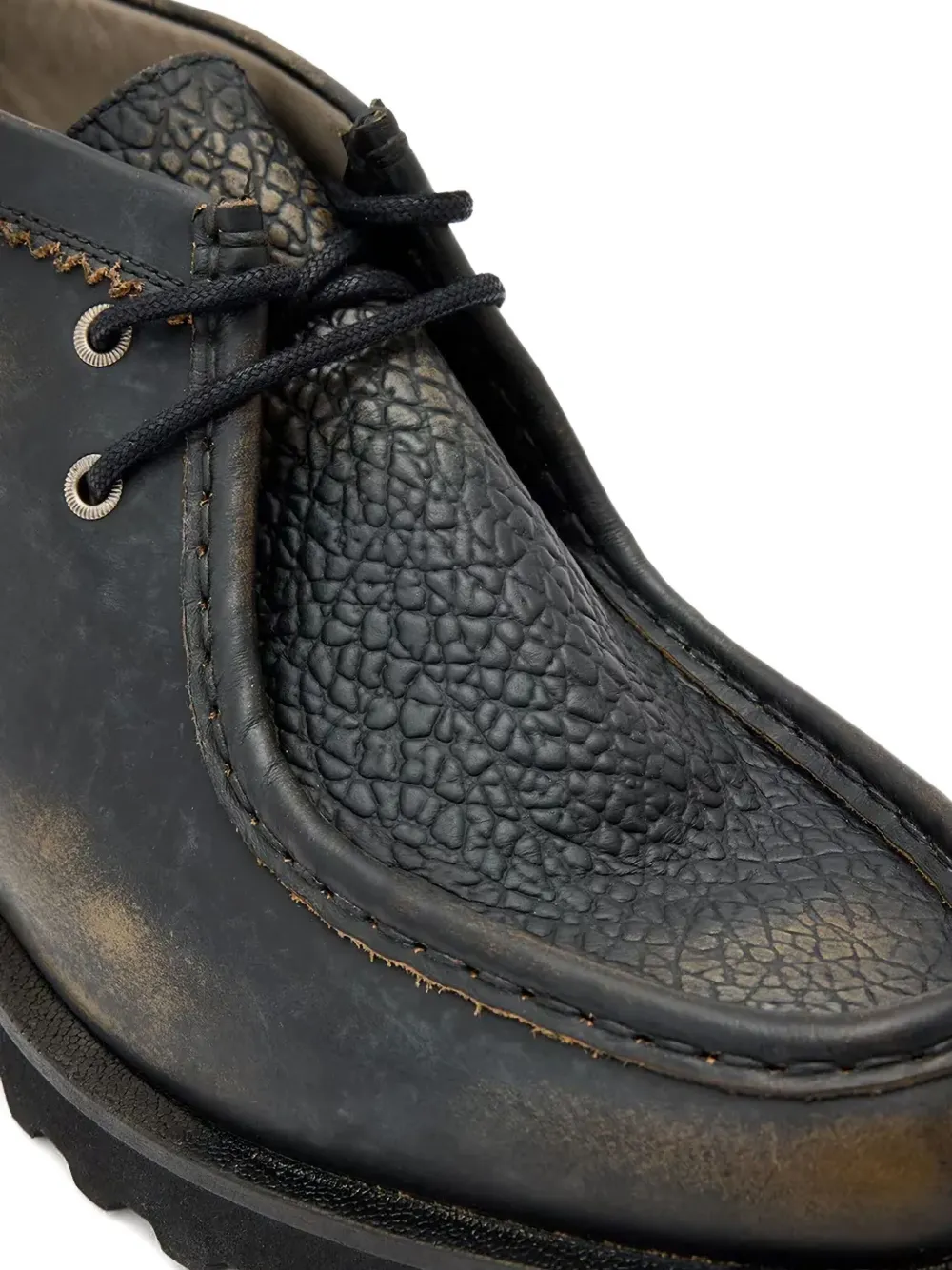 Allsaints Skiff Leather Ankle Boots In Black
