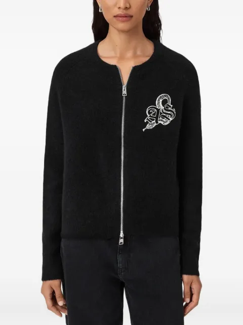 AllSaints Jaqueline logo cardigan