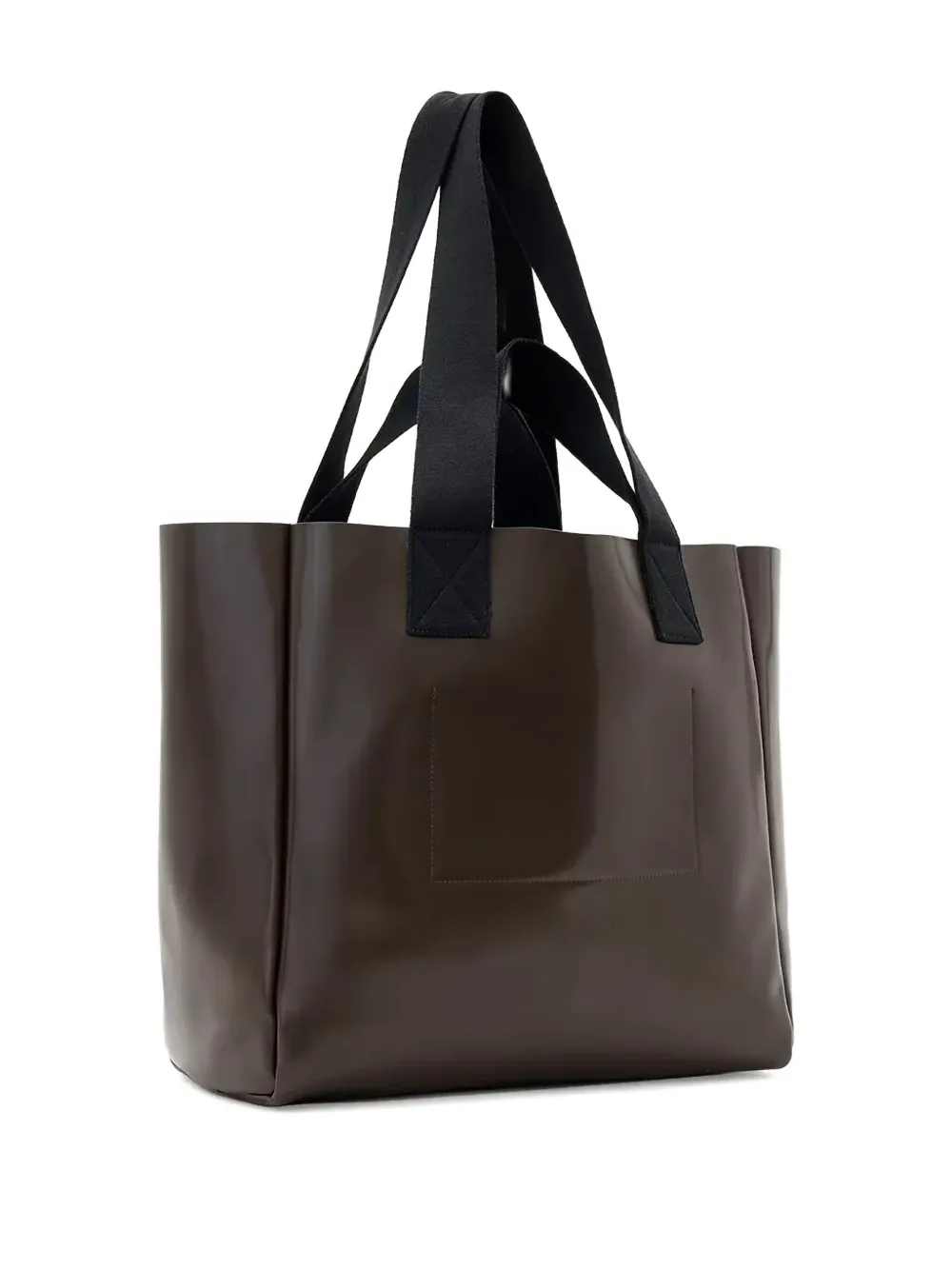 AllSaints Izzy leren shopper Bruin