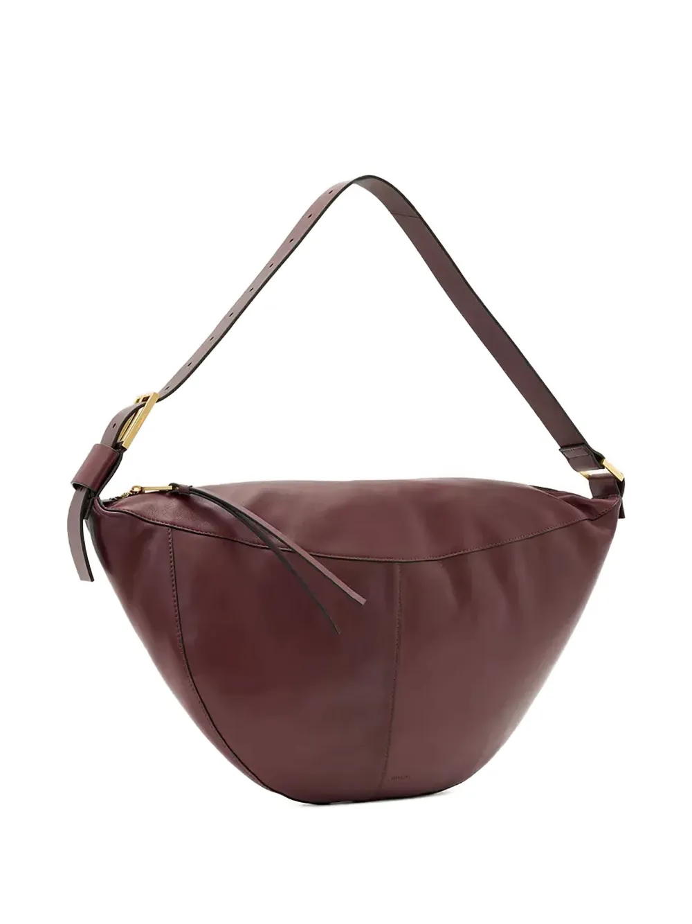  Allsaints Luna Slouchy Leather Shoulder Bag - Red 
