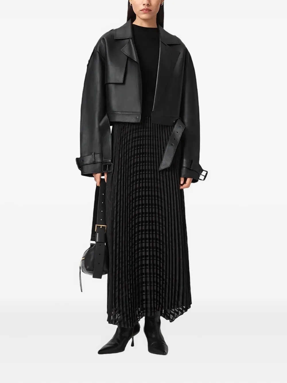 AllSaints belted-fastening jacket | Biker Jackets | Image 2