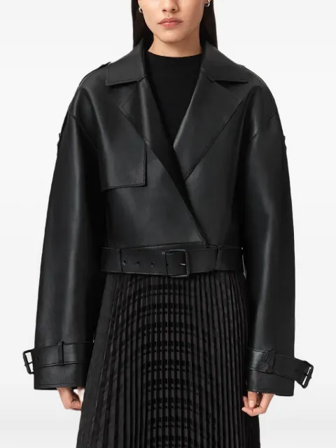 AllSaints belted-fastening jacket